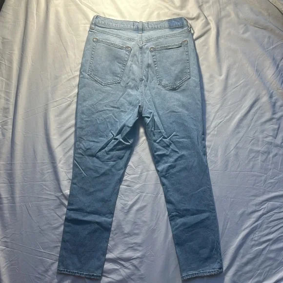 Abercrombie & Fitch 90s slim straight ultra highrise jeans - Sz 31 / 12 - Picture 2 of 3